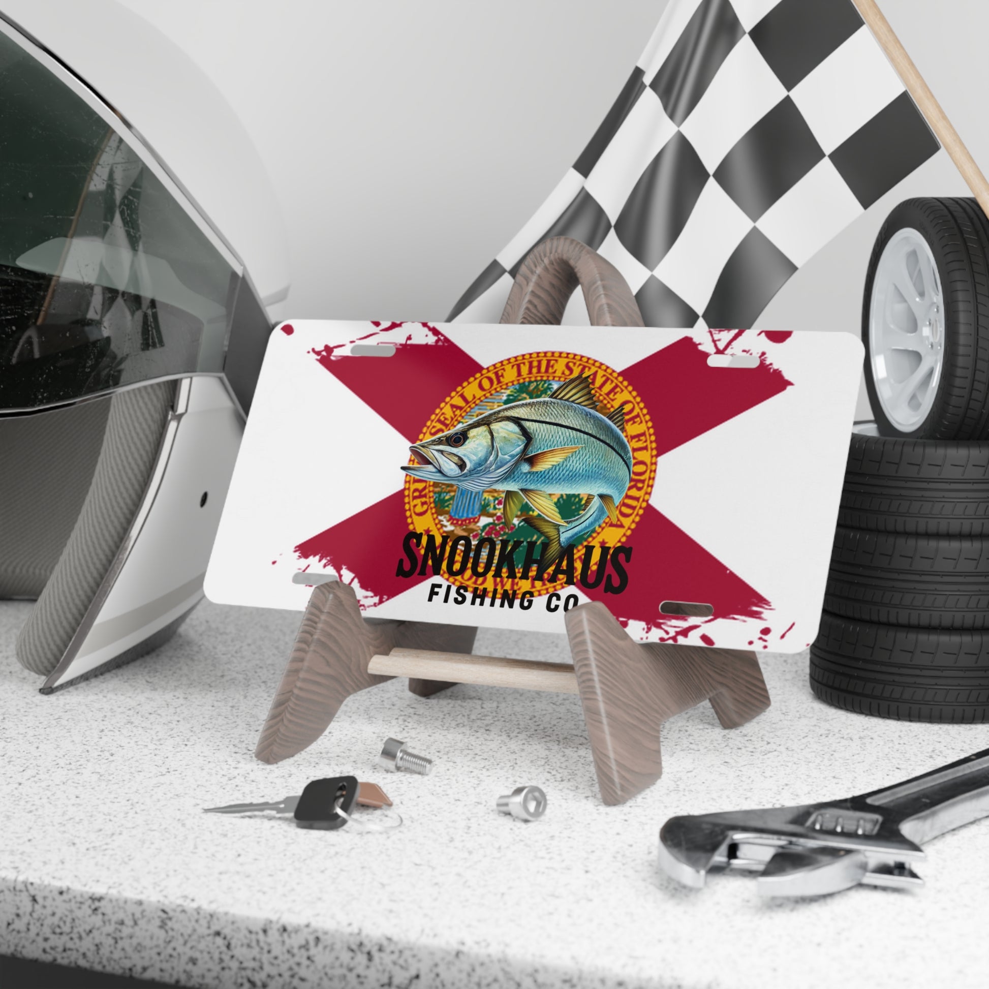 SnookHaus – Florida Flag Vanity Plate