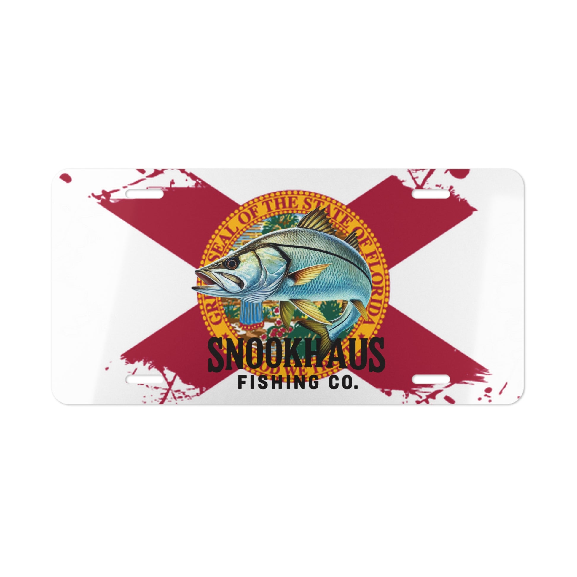 SnookHaus – Florida Flag Vanity Plate